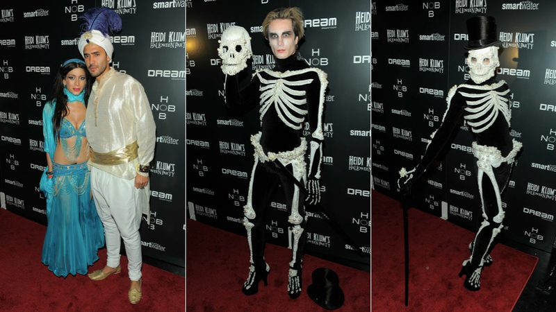 Illustration for article titled Guys & Ghouls Rocked Frighteningly Creative Costumes At Heidi Klum's Halloween Party